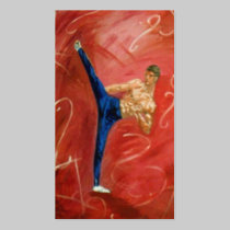 'High Side Kick' Business Card business cards