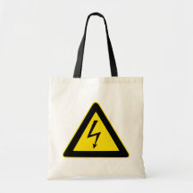 High Voltage Tote Bags
