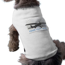 High Wing Aircraft Doggie Tshirt