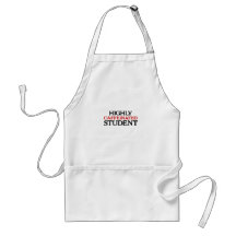 Highly Caffeinated Student (red eye) Aprons