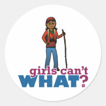 Hiking Girls Stickers