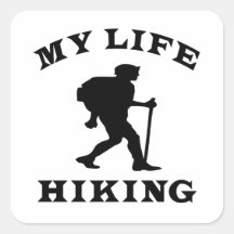 hiking My Life Stickers