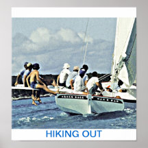 HIKING OUT ON MAN O WAR PRINT