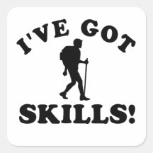 hiking vector designs sticker