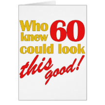 Hilarious 60th Birthday Gifts Cards