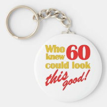 Hilarious 60th Birthday Gifts Key Chains