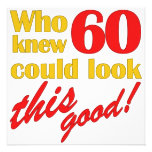 HIlarious 60th Birthday Party Invitations