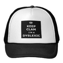 Hilarious dyslexic mesh hats