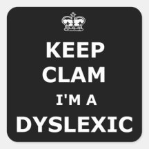 Hilarious dyslexic sticker