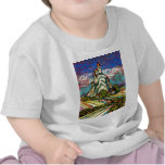 Hill Castle Fantasy T-shirts