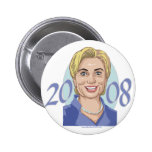 Hillary 2008  Button 