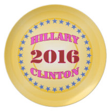 Hillary Clinton 2016 Party Plates