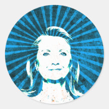 Hillary Clinton for President 2016 Round Sticker