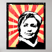 HILLARY CLINTON PROPAGANDA POSTER