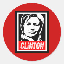 HILLARY STICKERS