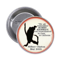 Hillary Vulture sillhouette Button