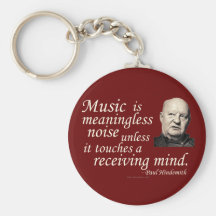 Hindemith on Music and Noise Key Chain