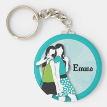 Hip Girls Singing Key Chain