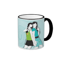 Hip Girls Singing Mugs