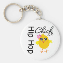 Hip Hop Chick Key Chain