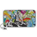 hip hop deejay artsy bliss  vector illustration speakers