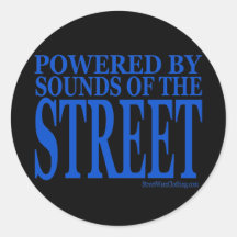 HIP HOP ROUND STICKER