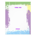 Hip Hop Sweet Pastel Grunge Thank You Note Personalized Invitations