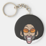Hiphop Afro man keychains