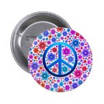 Hippie Peace Sign Pins