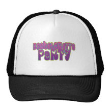 hippie purple heart bachelorette party fun trucker hat