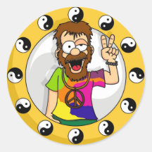 Hippie Stickers