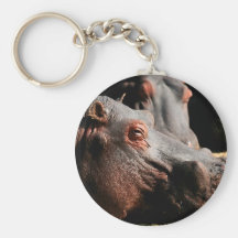Hippo attitude key chain