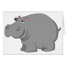 hippo greeting cards