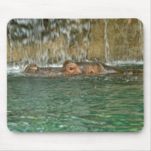 Hippo Waterfall Mousepad