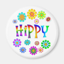 HIPPY FRIDGE MAGNET