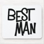 Hipster Best Man Mousepad