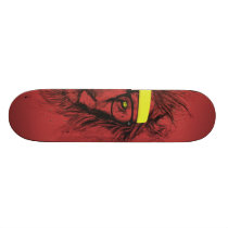 hipster lion (red) skateboards