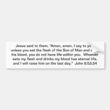 His Flesh and Blood 1 Bumper Stickers