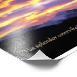 His Splendour Covers The Earth 8x10 Art Photo