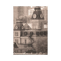 Historic Buildings Canvas Print