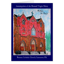 Historic St. Mary's (Painting) Card