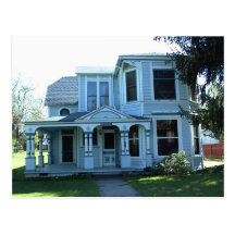 Historic Yreka Victorian Home Postcard