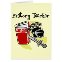 History Teacher Gifts Greeting Card
