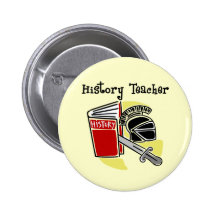 History Teacher Gifts Pin