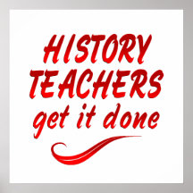 History Teachers Print