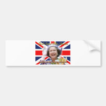 HM Queen Elizabeth II Diamond Jubilee Bumper Sticker