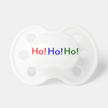 Ho! Ho! Ho! Christmas Baby Pacifier