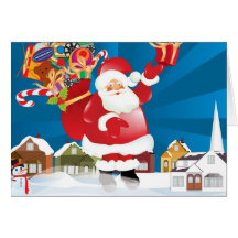 Ho Ho Ho Holiday Greeting Card
