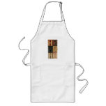 ho ho ho in letterpress wood type apron