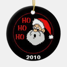Ho Ho Ho Santa Claus Ornaments